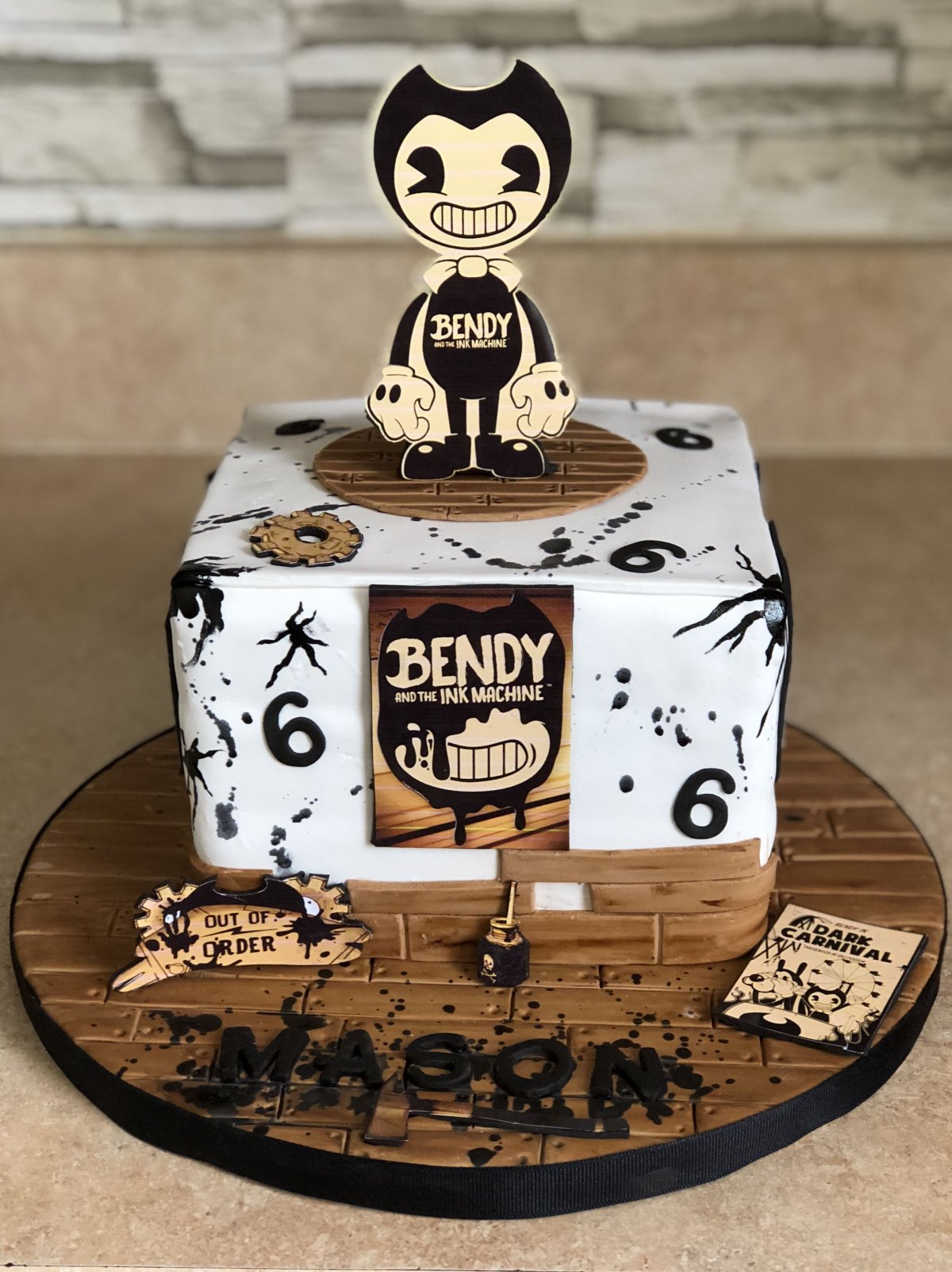 Торт Bendy and the Ink Machine