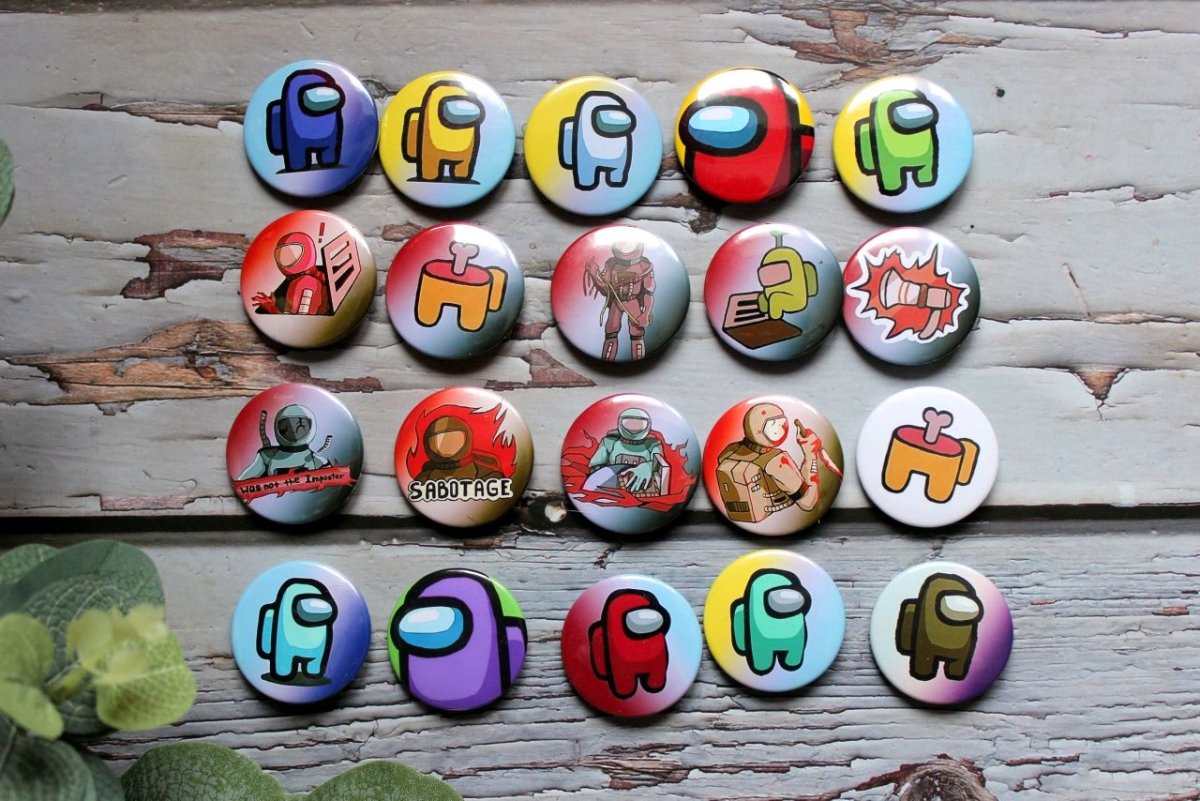 Значки из among us