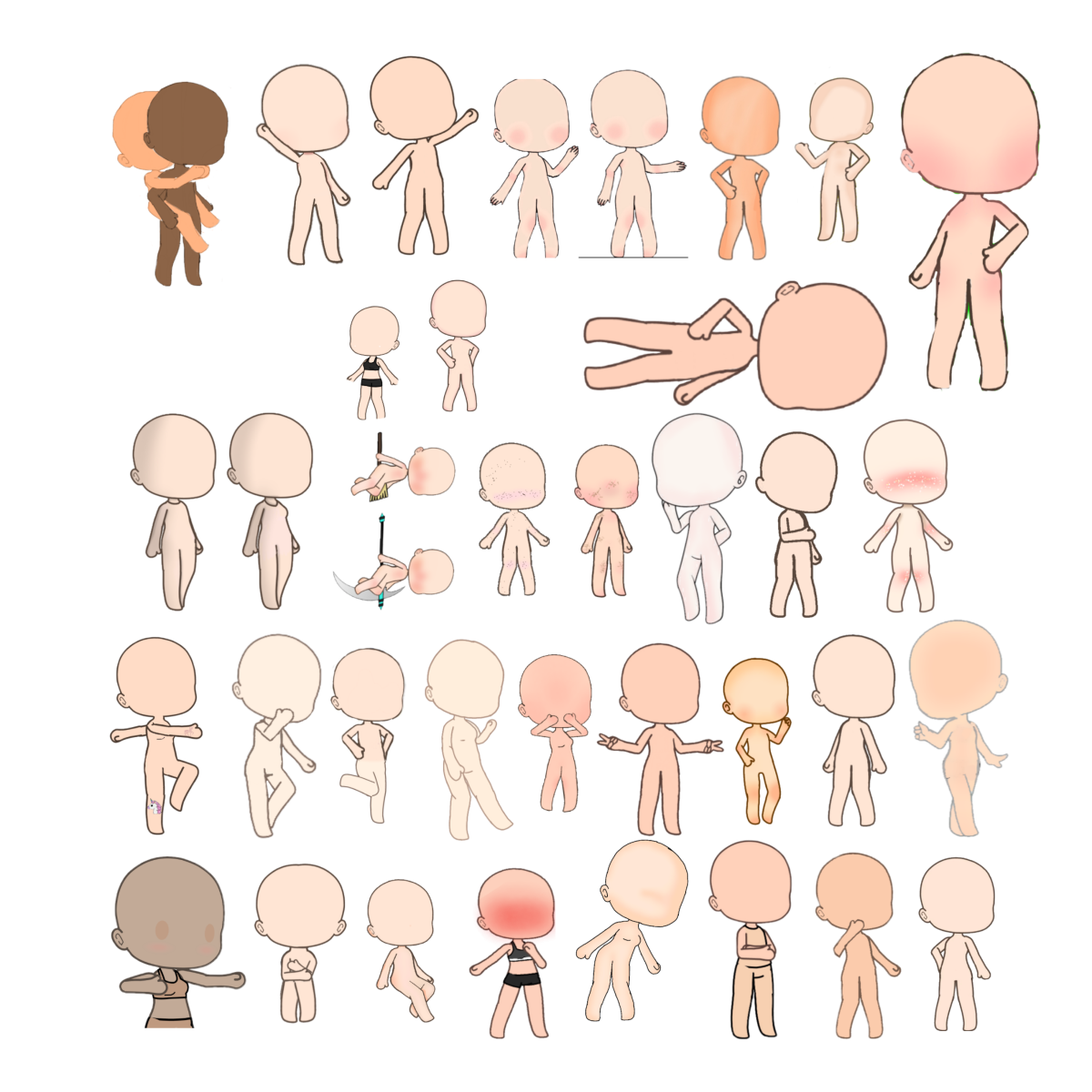 Gacha Life Gacha Life манекены