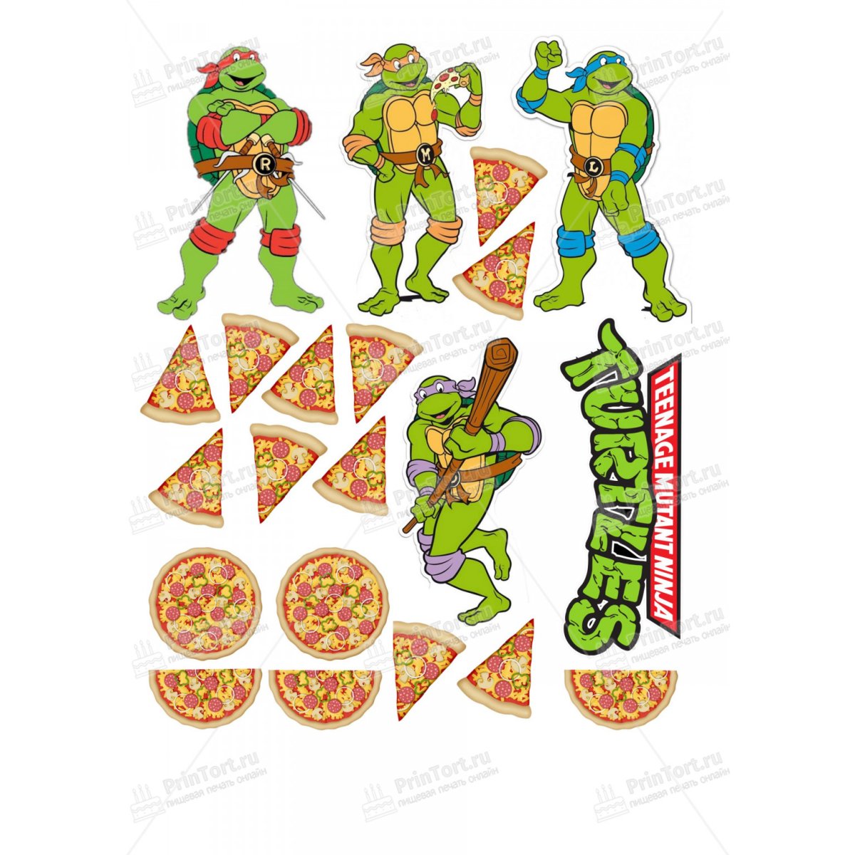 Черепашки ниндзя 1987 лого