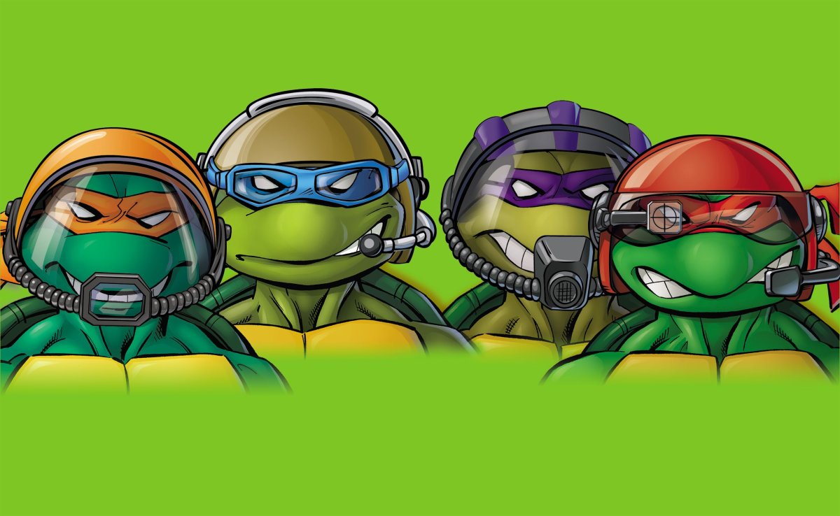 Черепашки ниндзя круглая