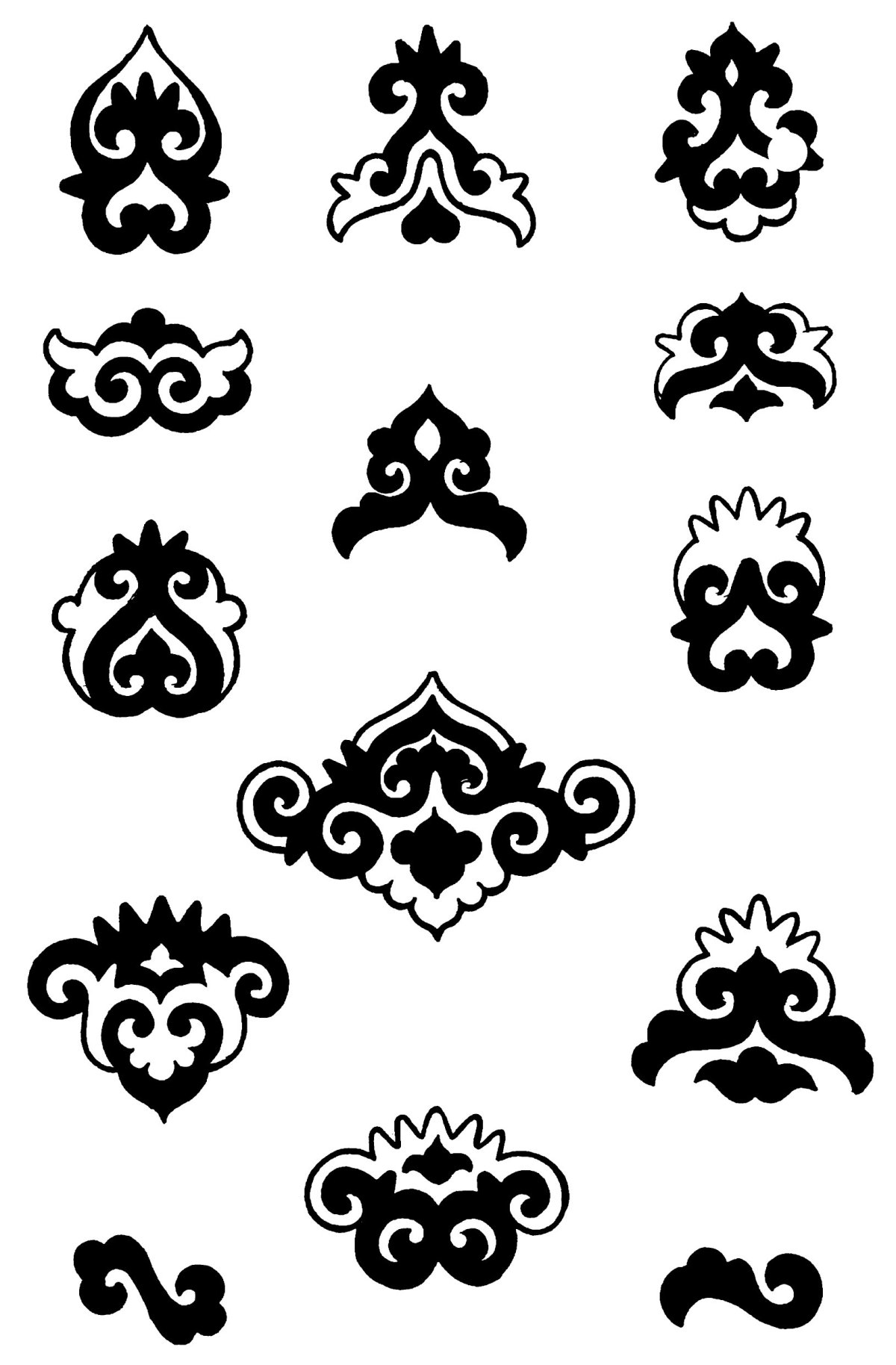 Татарские узоры и орнаменты