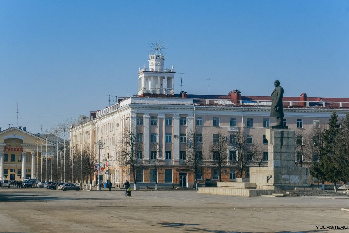 Площадь города Кургана