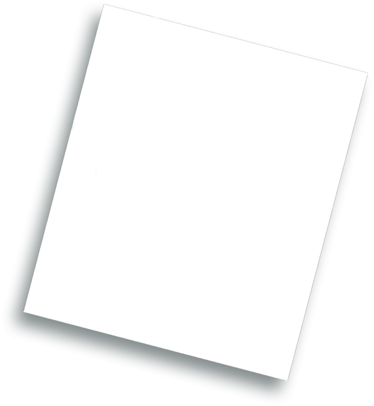 Белая рамка на прозрачном фоне