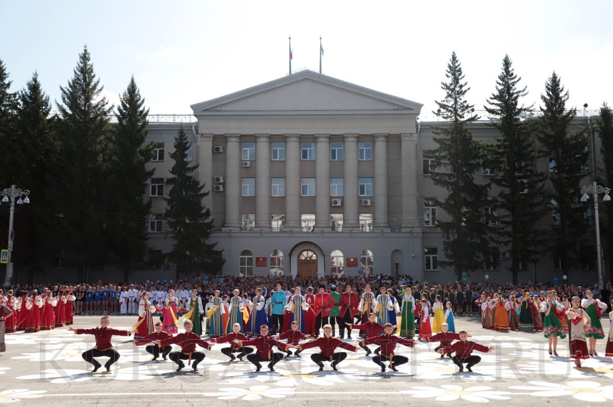 Город Курган ночью 1920