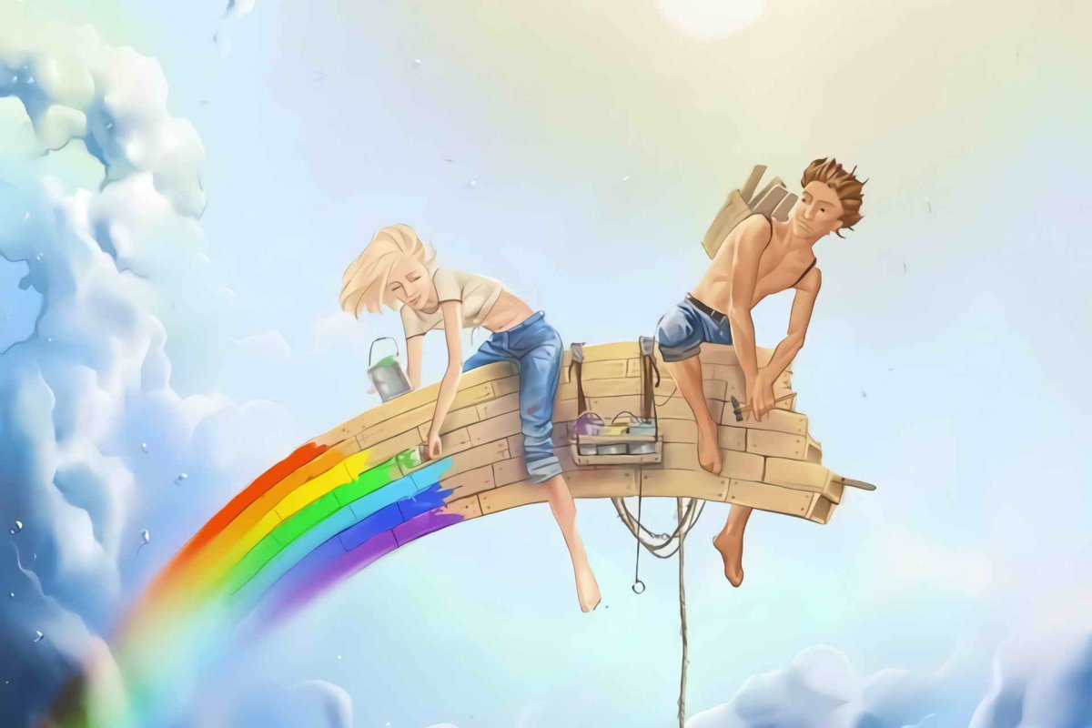 Иллюстрации счастье