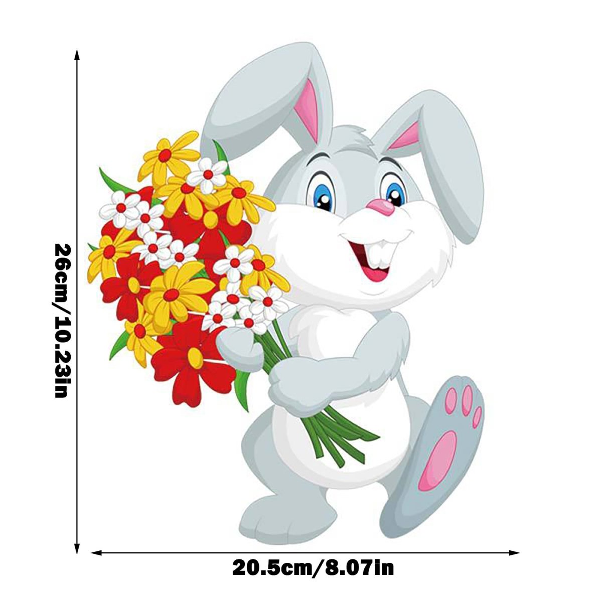 Зайчик с цветком