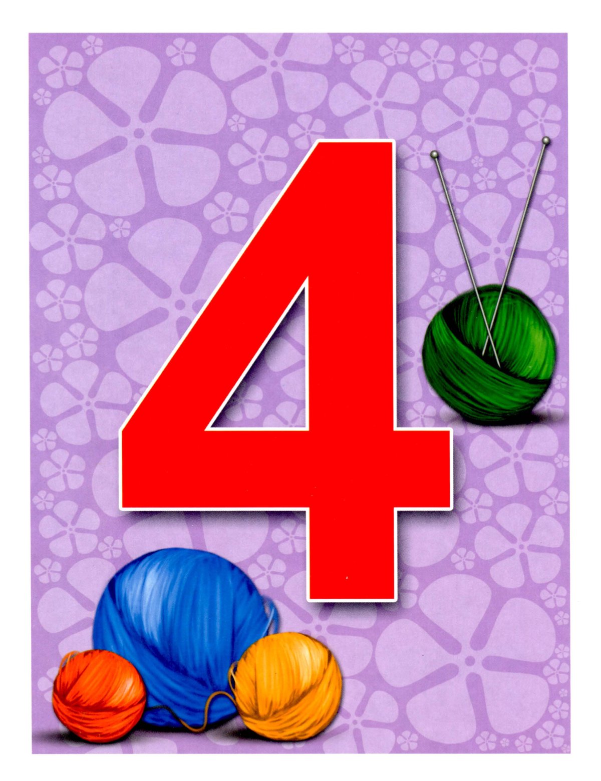 Цифры красивые для детей карточки