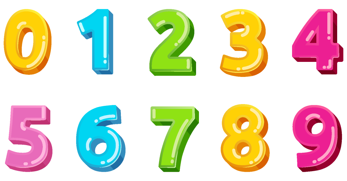 Карточки с цифрами для детей