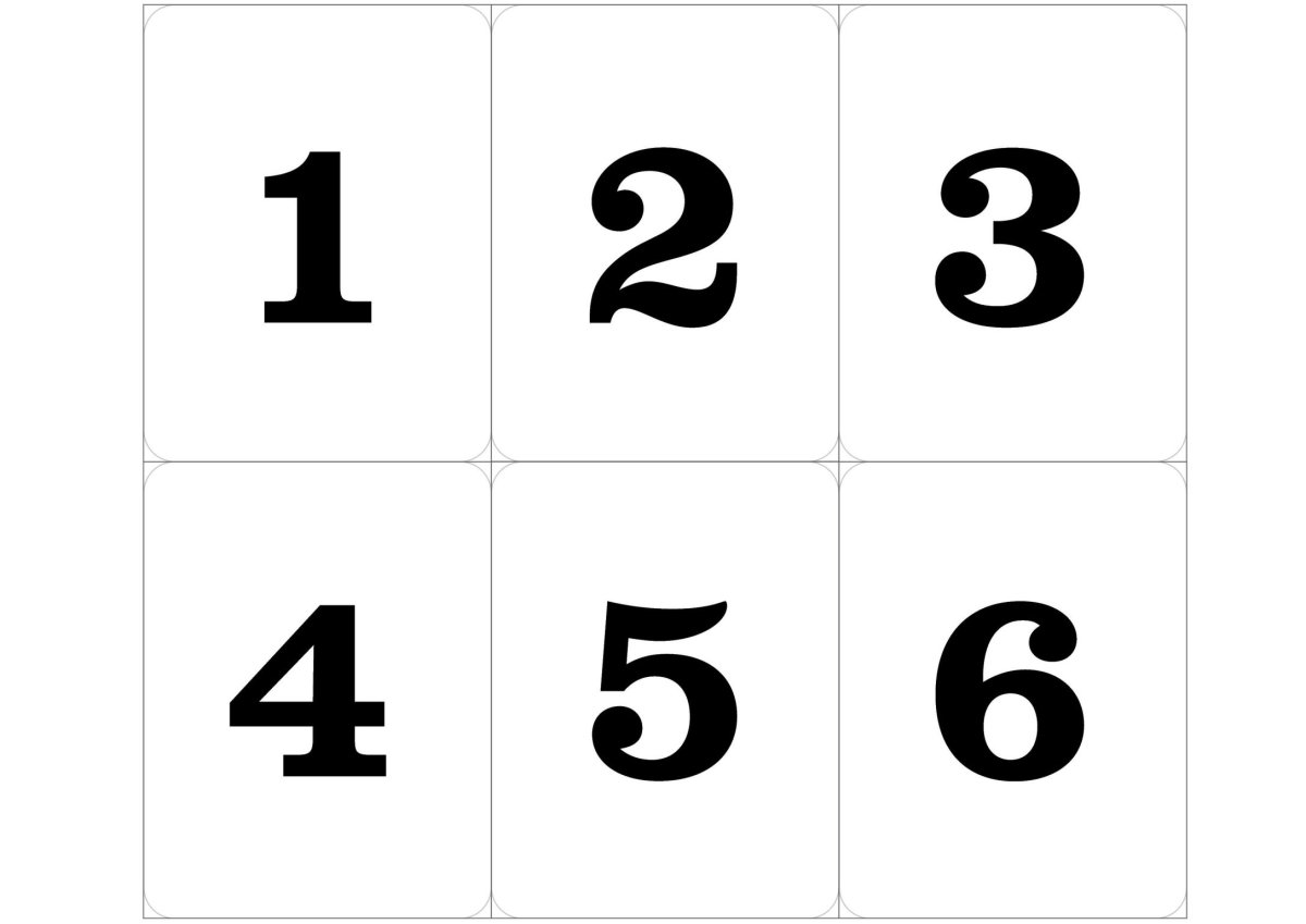 Цифры от 1 до 10