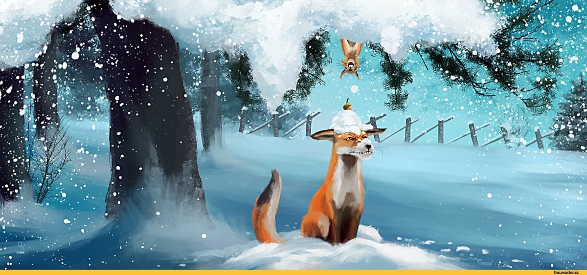 Лиса новый год