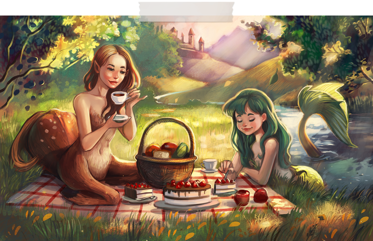 Доброе утро фэнтези арт