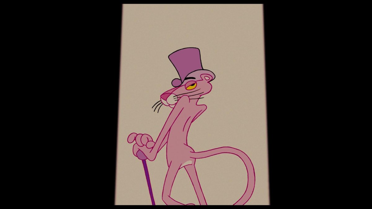 Розовая пантера в шляпе