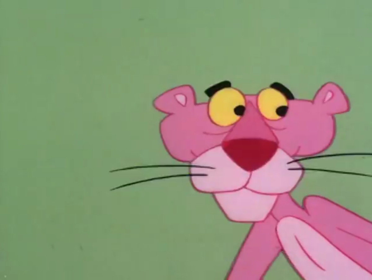 Pink Panther cartoon 1963