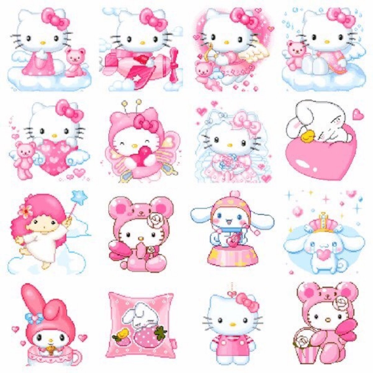 Наклейки hello Kitty Мелоди