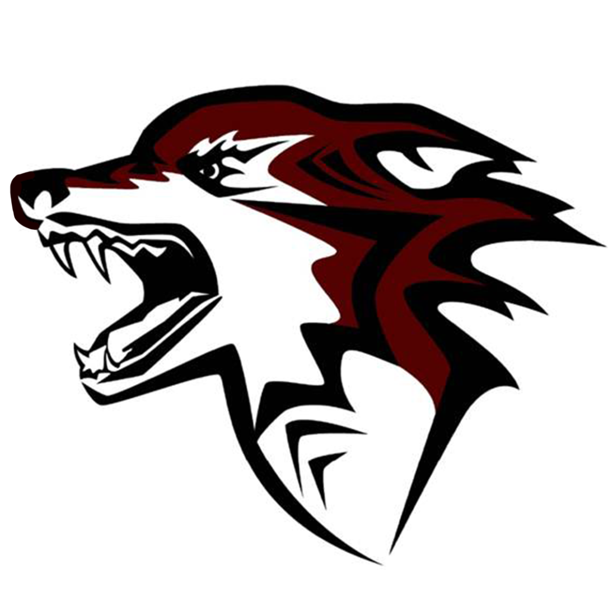 Прозрачный логотип волка