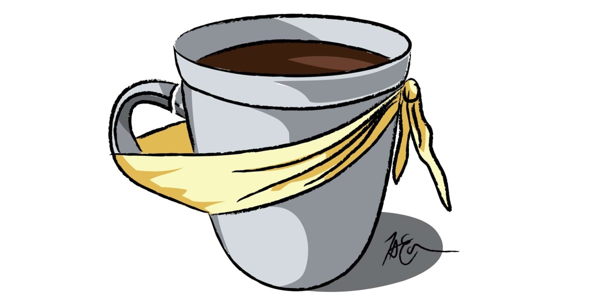 Рисунок разбитой чашки