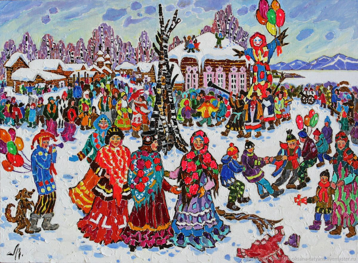 Иллюстрации народных праздников