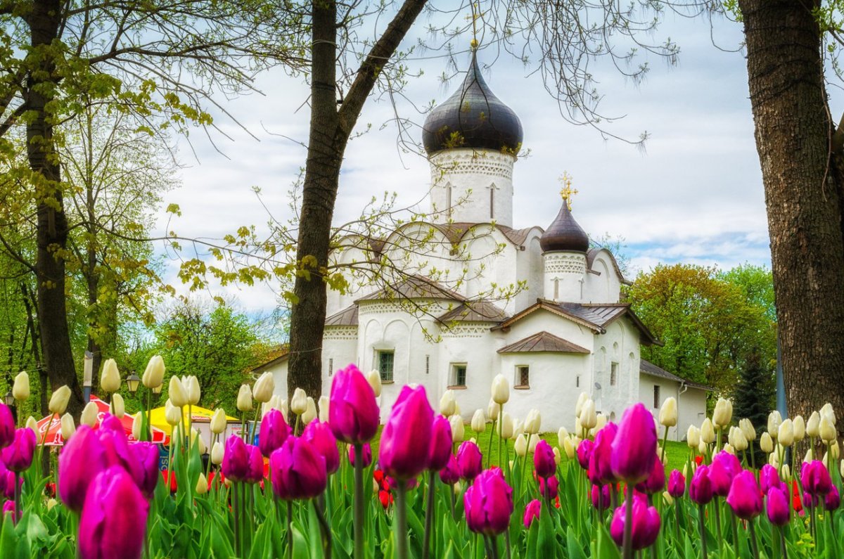 Псков весной