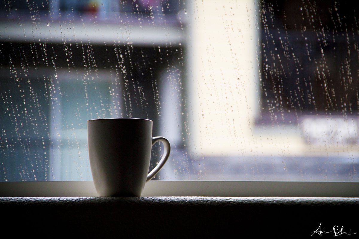 Осенний дождь из окна