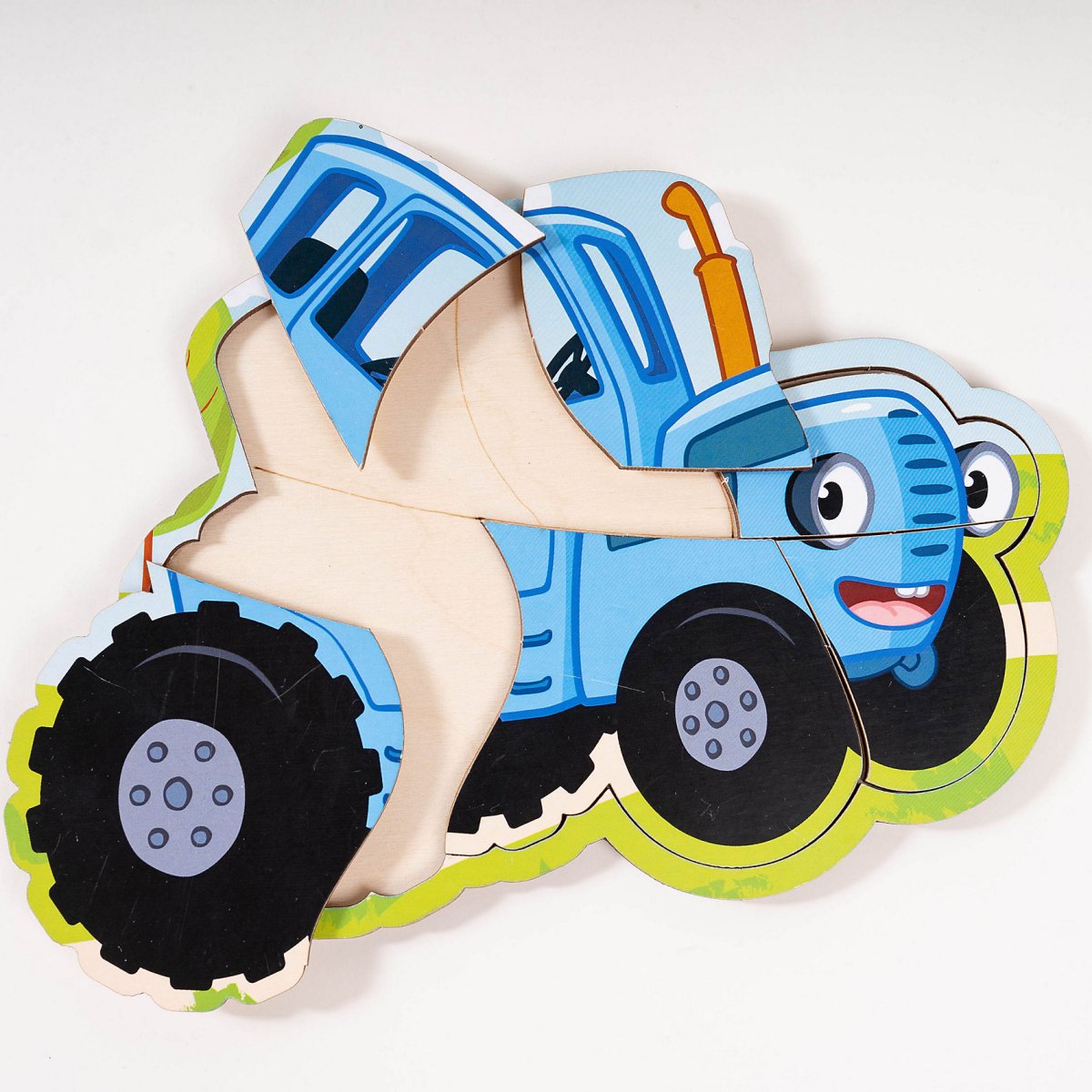 Синий трактор книжка панорамка