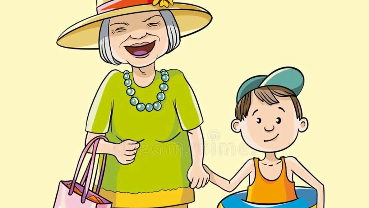 Бабушка и дедушка думают