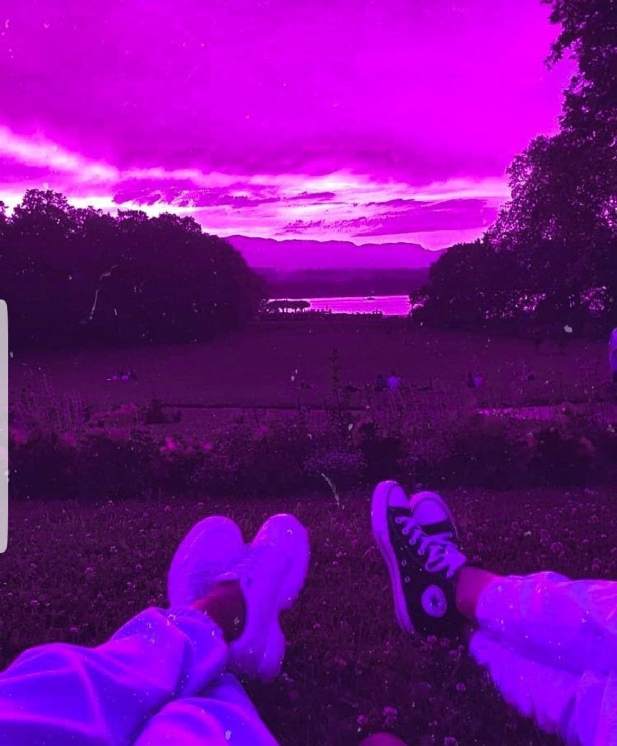 Фиолетовое небо