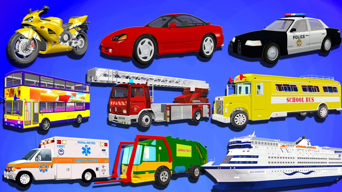 Транспорт картинки для детского сада