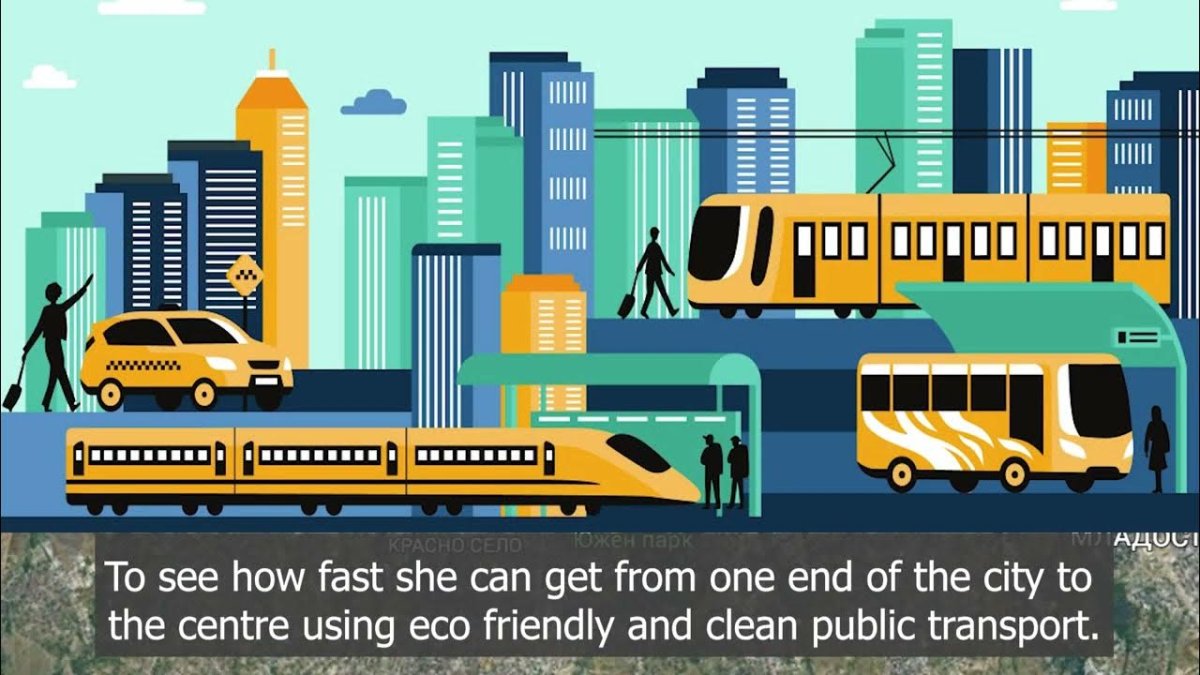 Общественный транспорт фон