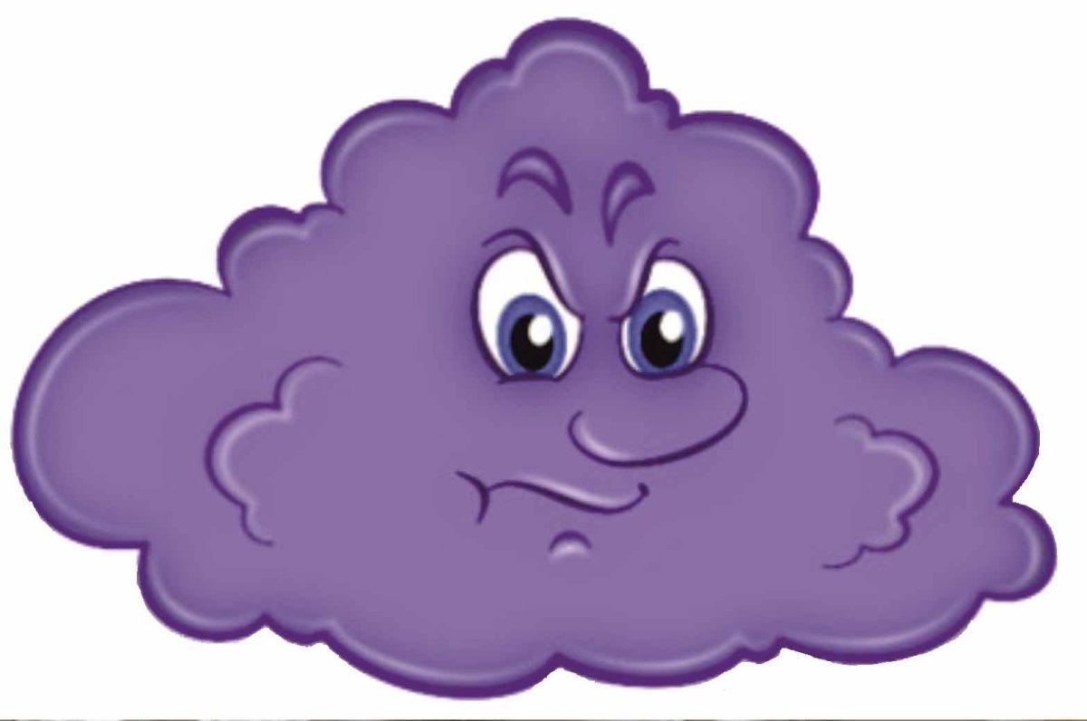 Тучка рисунок для детей