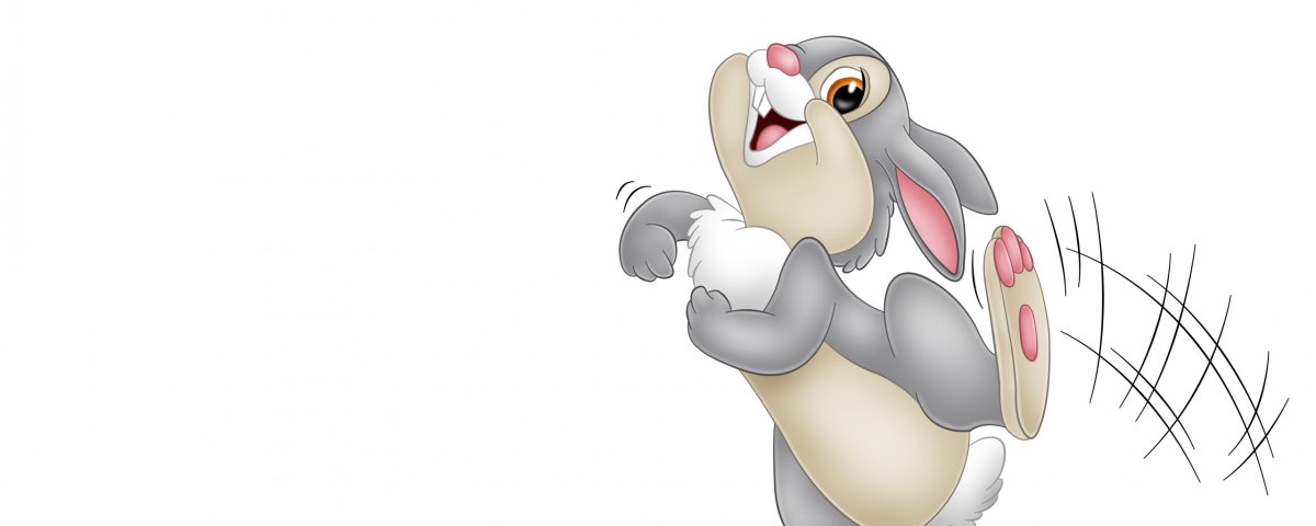 Зайчик на прозрачном фоне