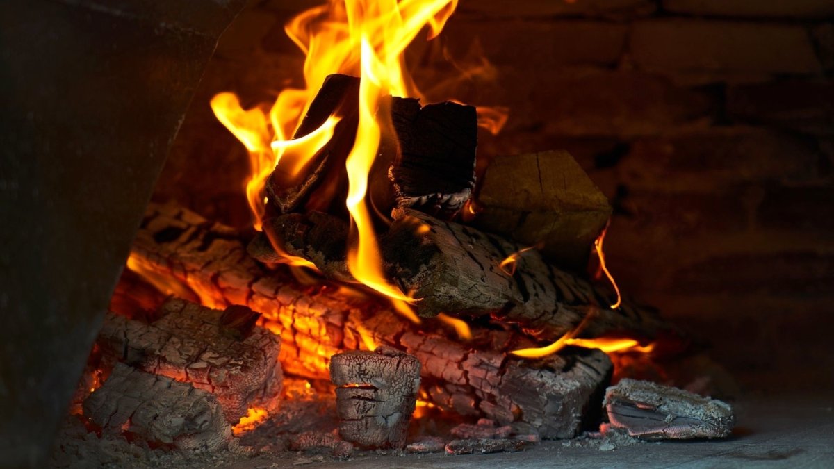 Огонь в печи