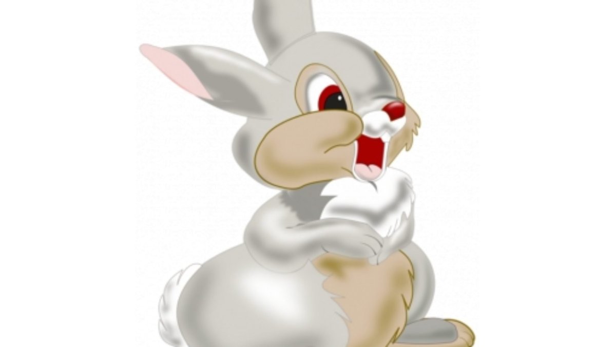 Заяц мультяшный