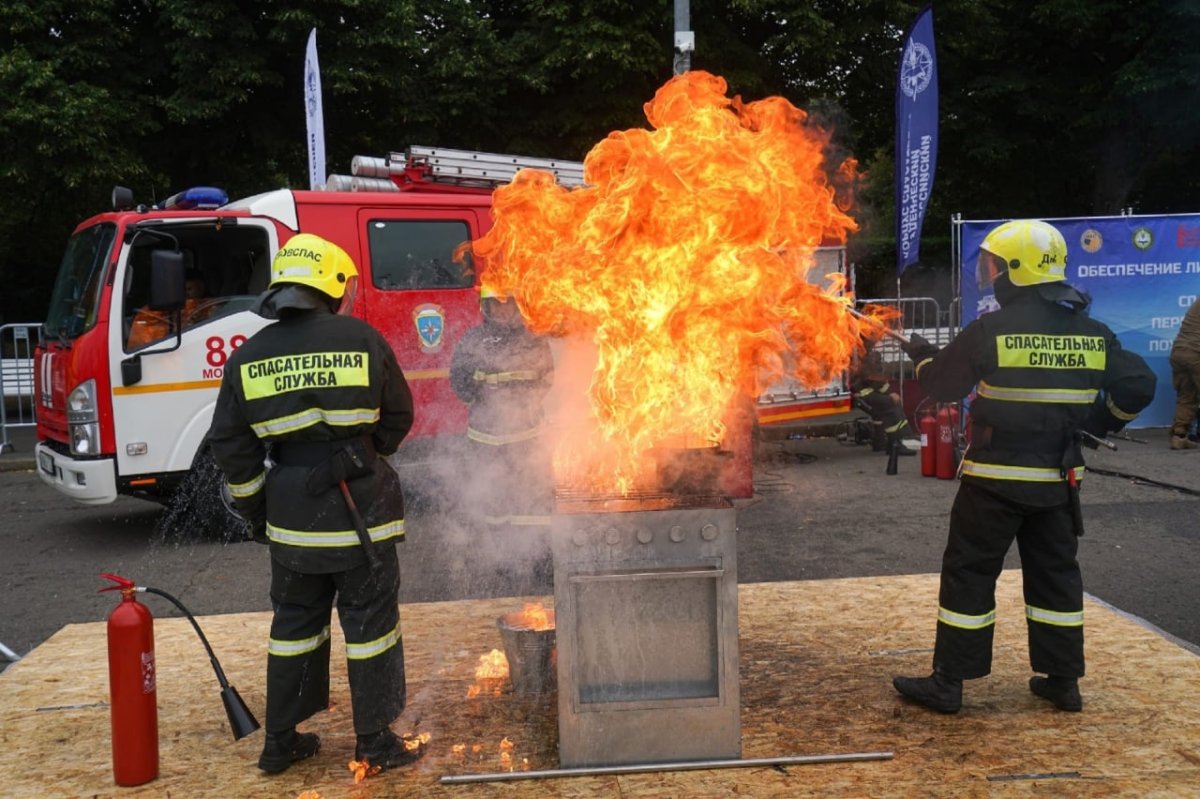 Пожарники спасатели в Ингушетии