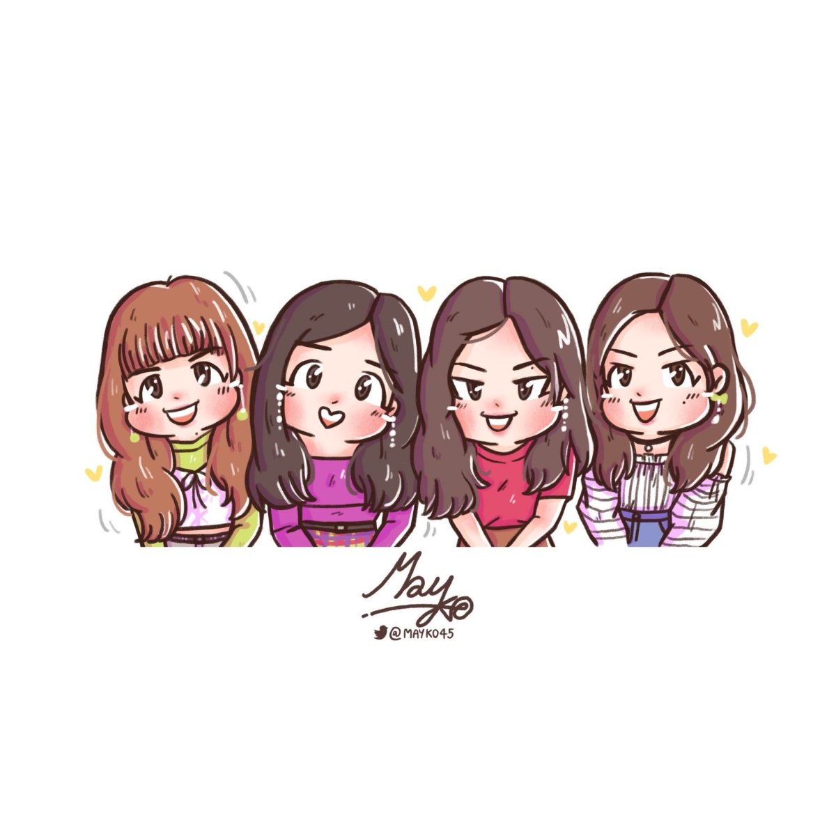 4 Подруги Блэк Пинк