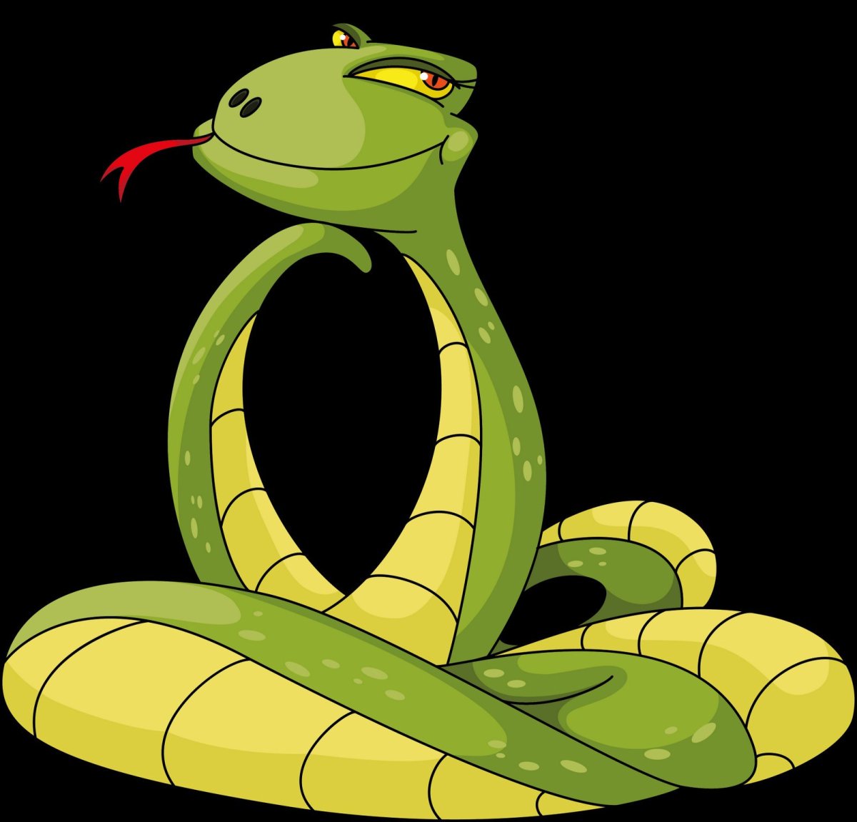 Веселая змея