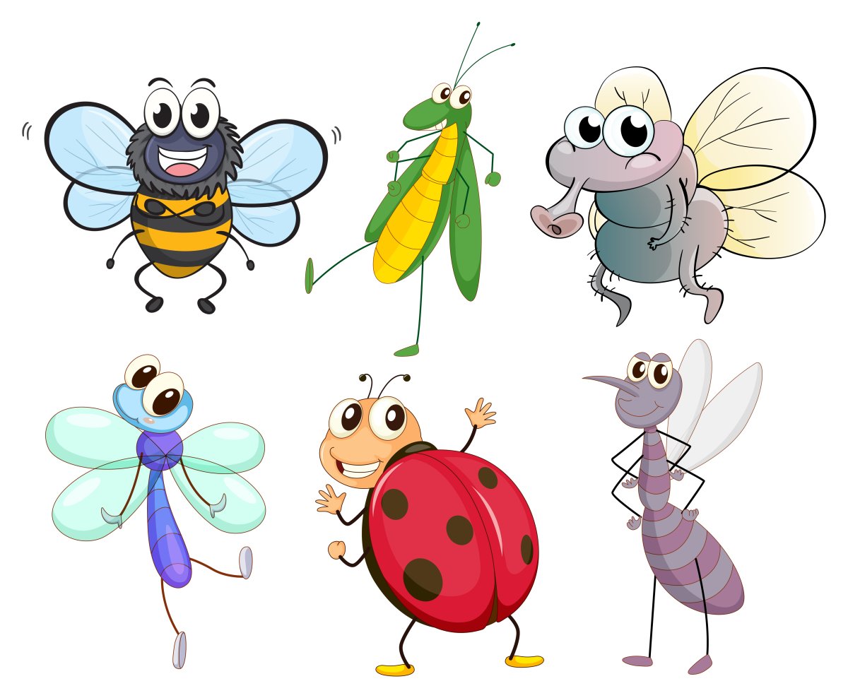 Мошки букашки рисунок