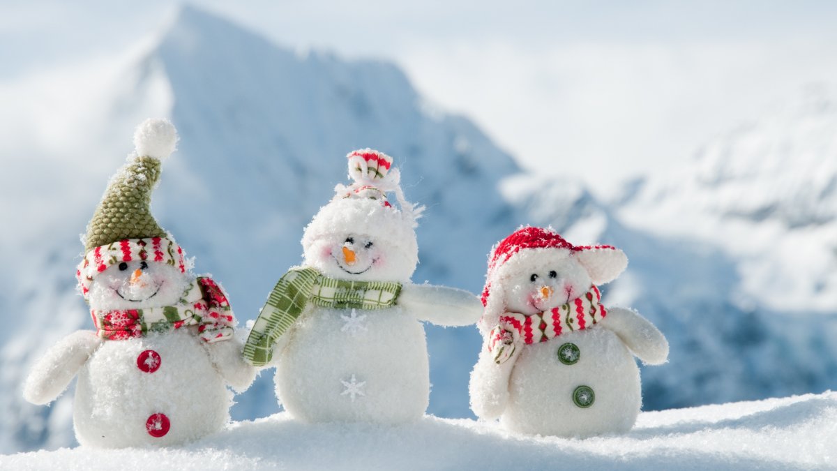 Снеговик и новый год