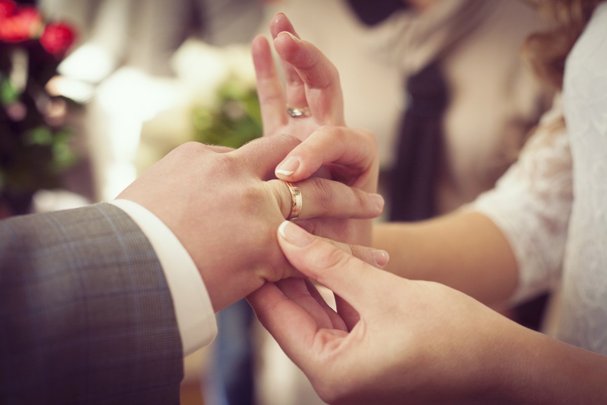 Обручальные кольца муж и жена