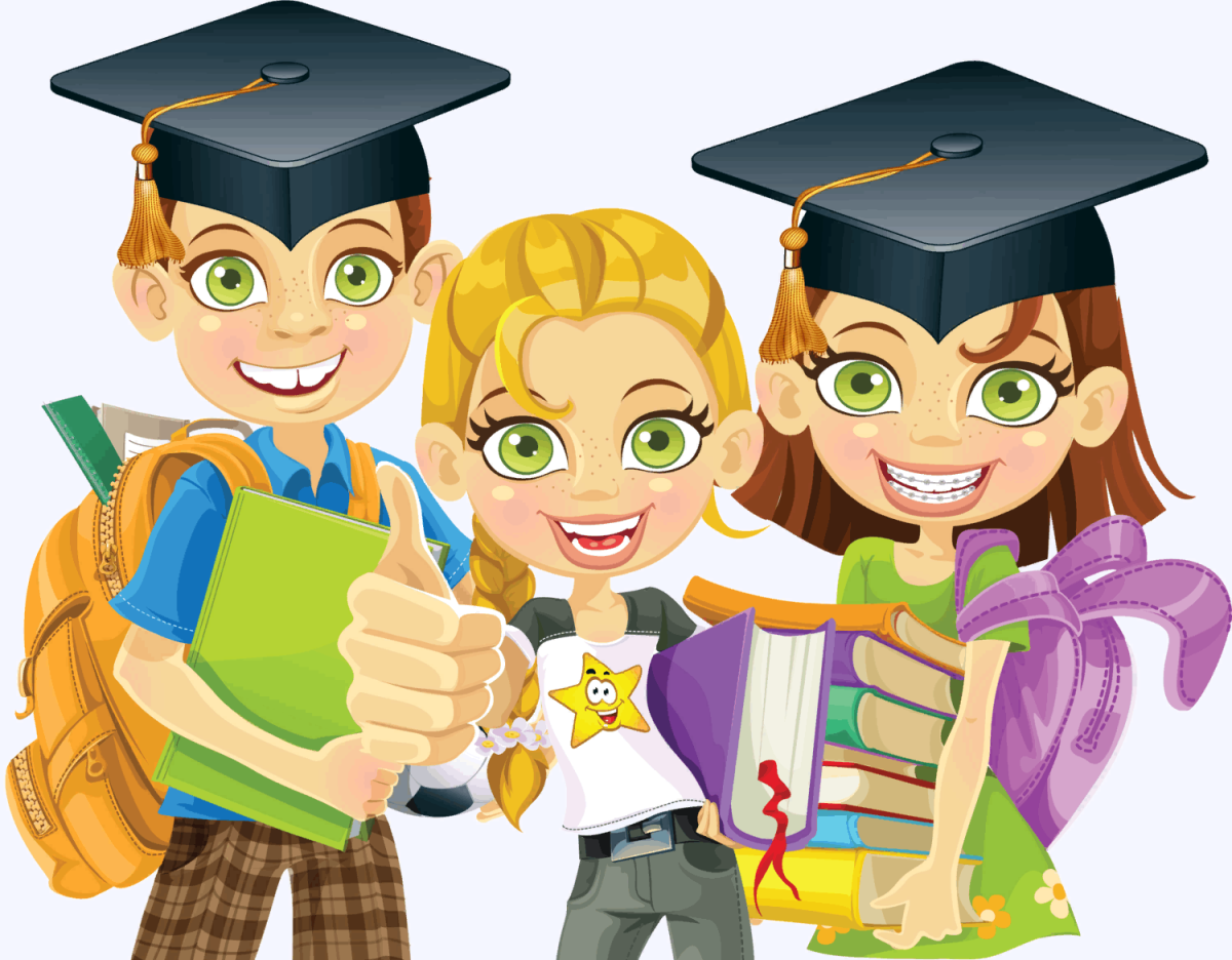 Студенты мультяшные