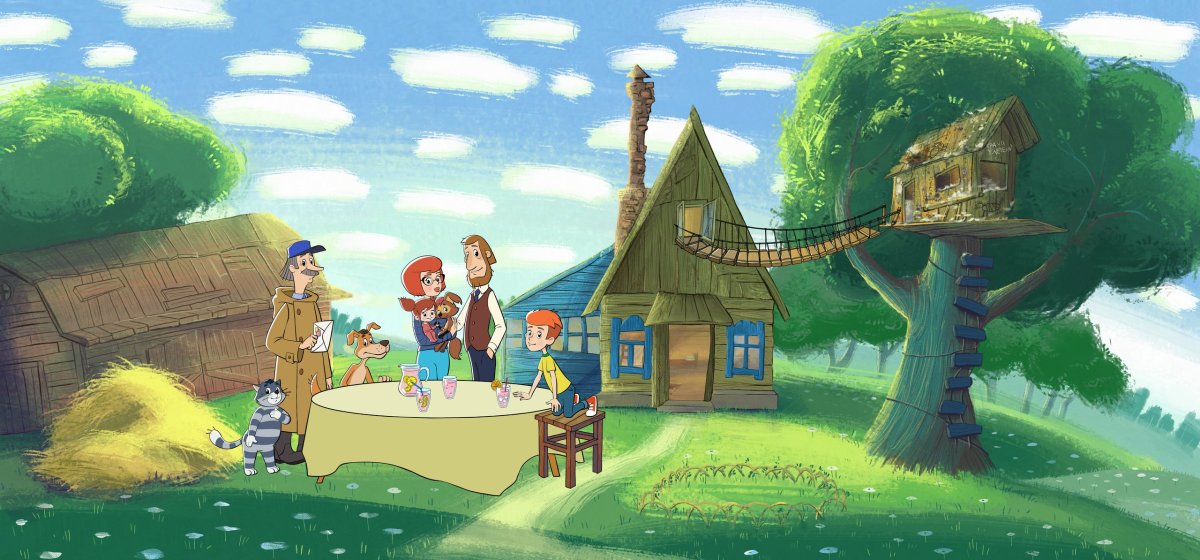 Домик мультяшный