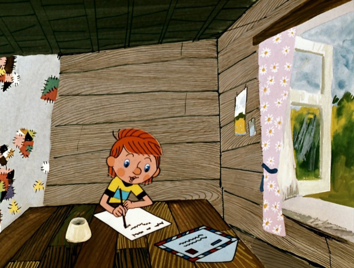 Почтальон Печкин зима в Простоквашино