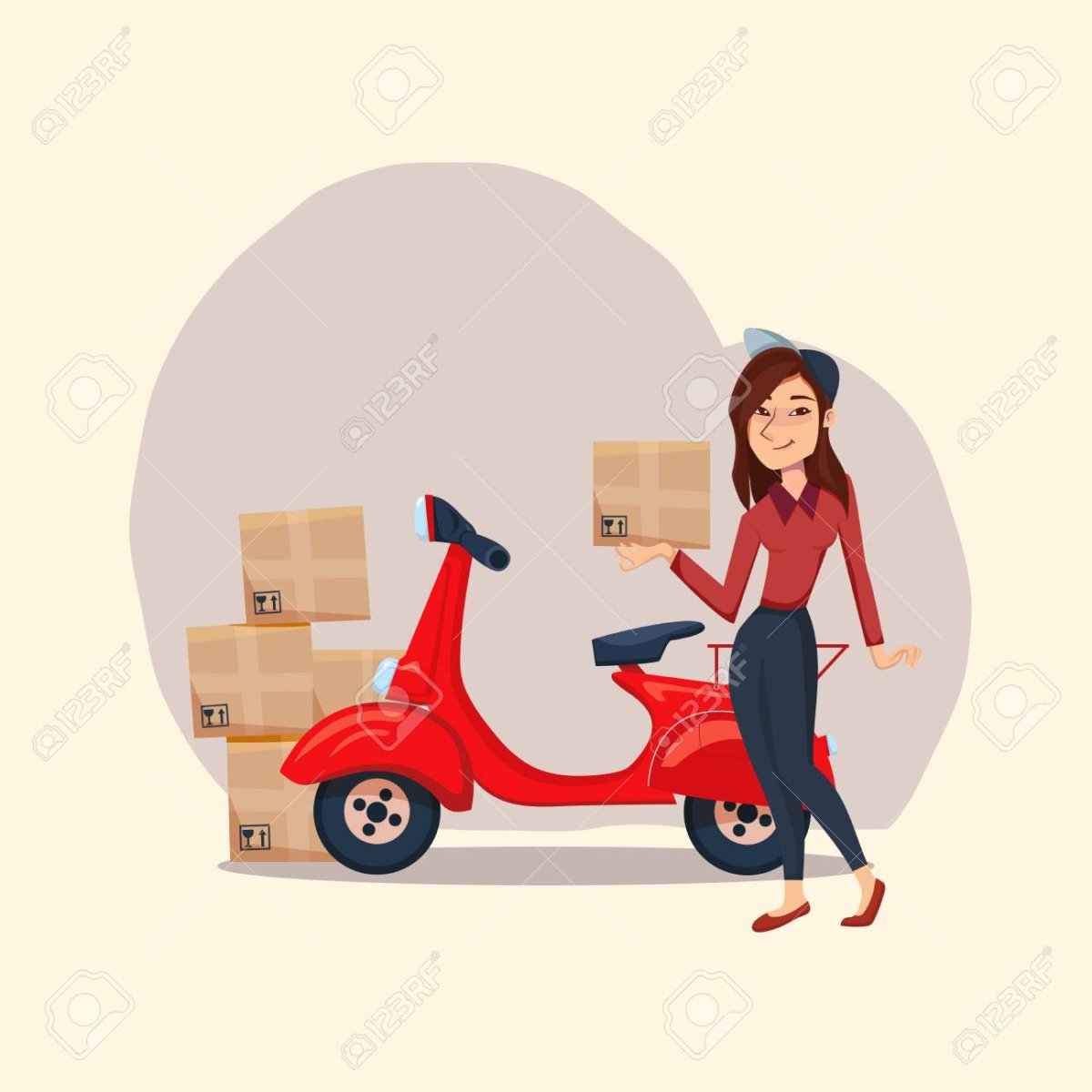 Доставка мультяшная