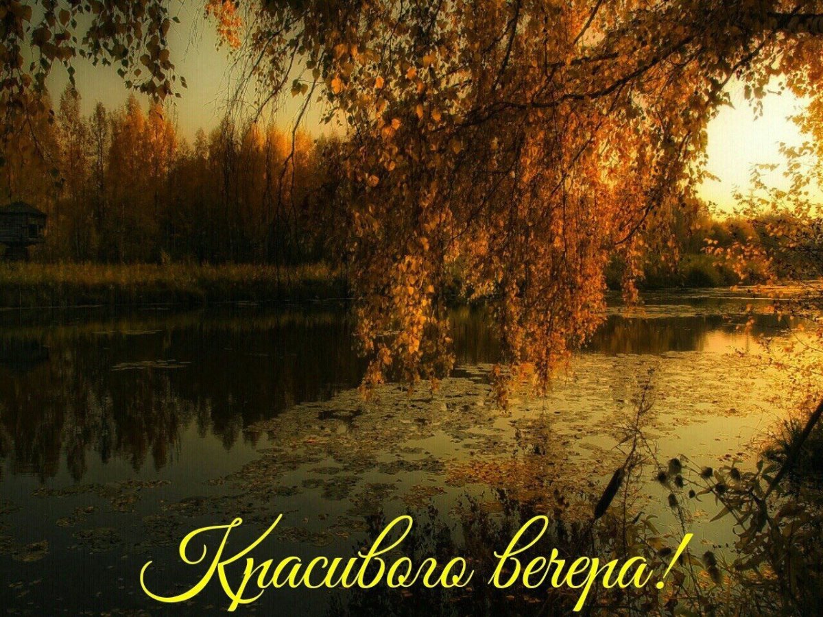 Доброго осеннего вечера природа