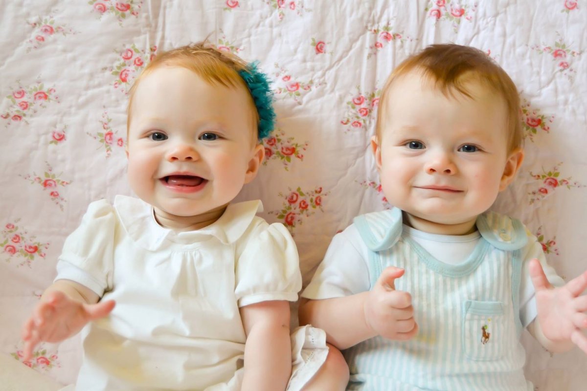 Рыжие Близнецы мальчик и девочка