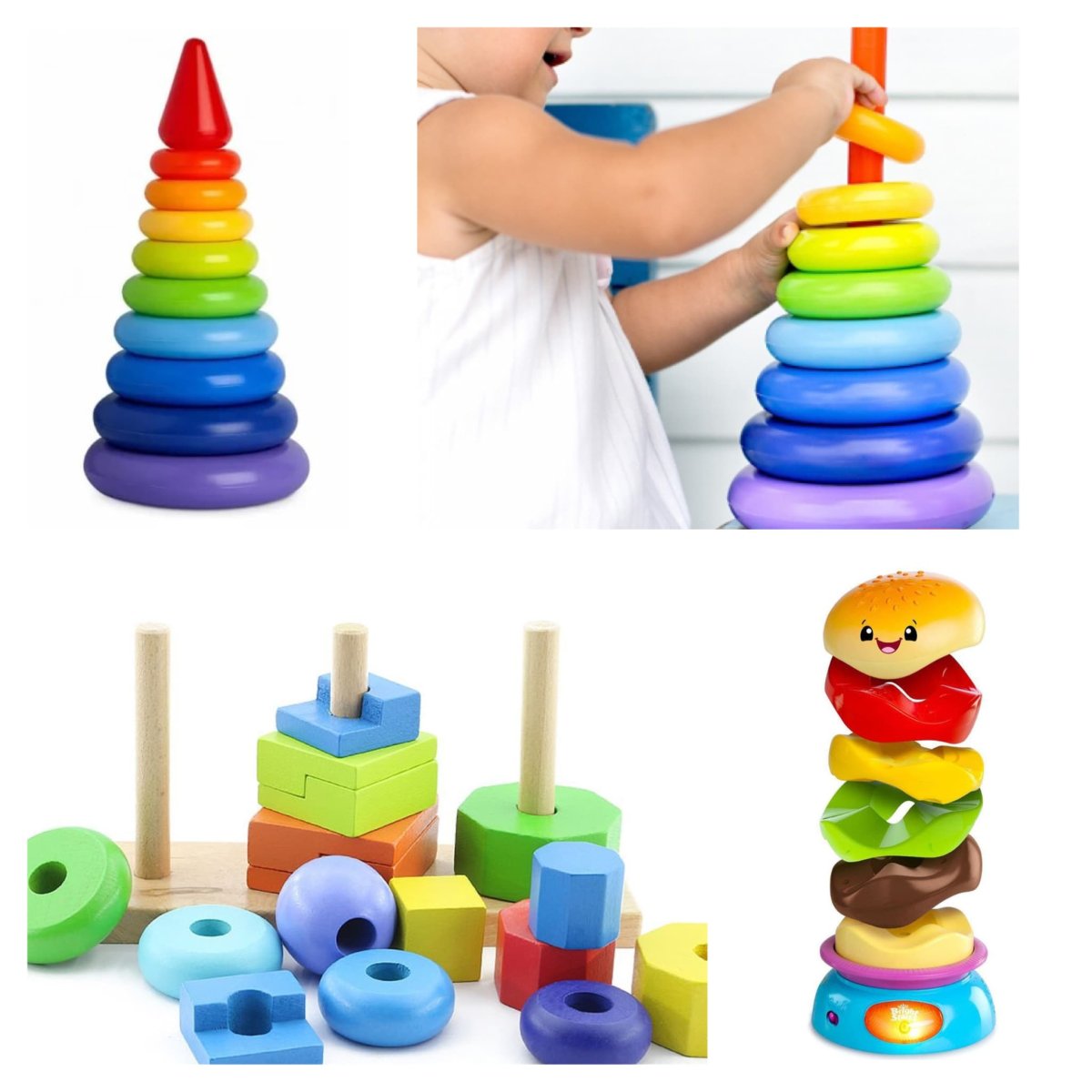 Пирамидка Woody из колец w 90003