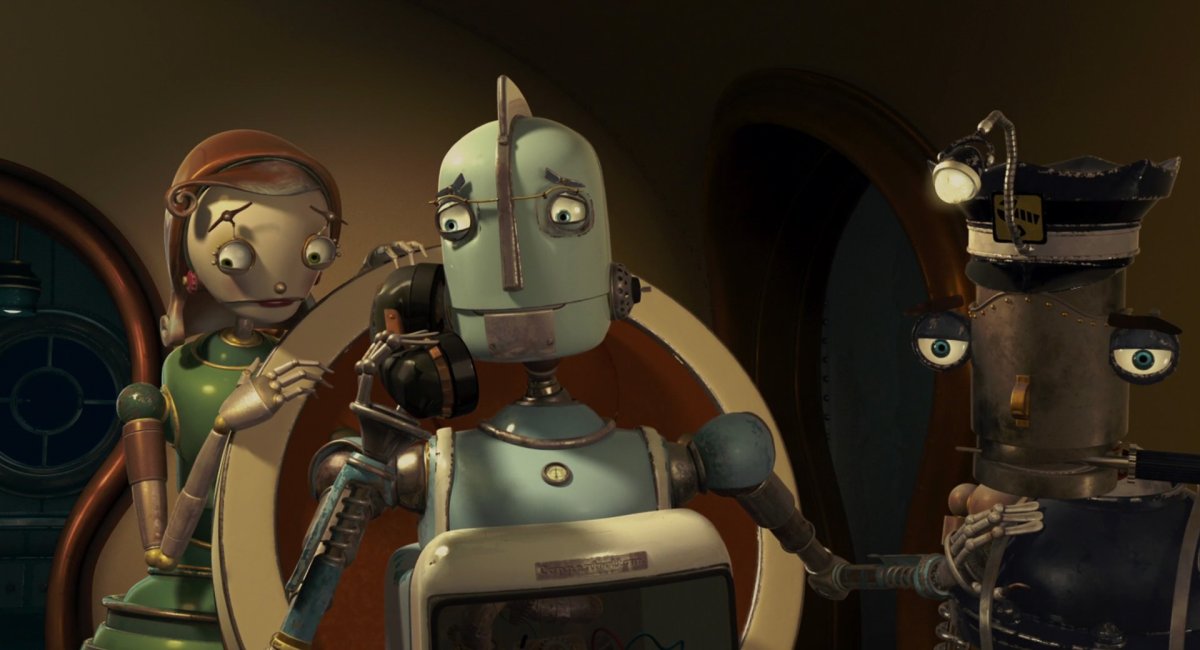 Роботы. Родни Нержавейкин и Пайпер