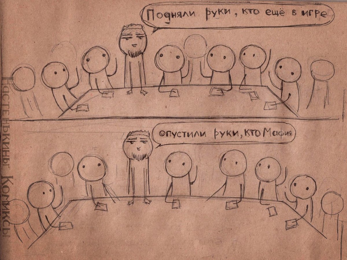 Смешные мемы про игру мафия