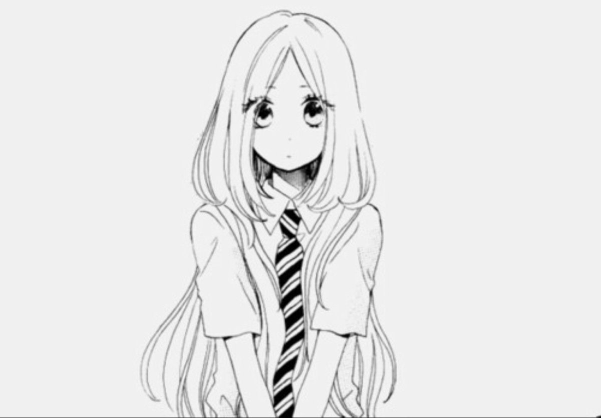 Чб рисунки аниме