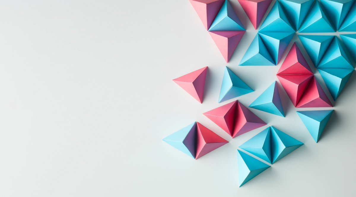 Оригами фон